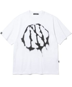 Ink Bleed T-Shirts - White