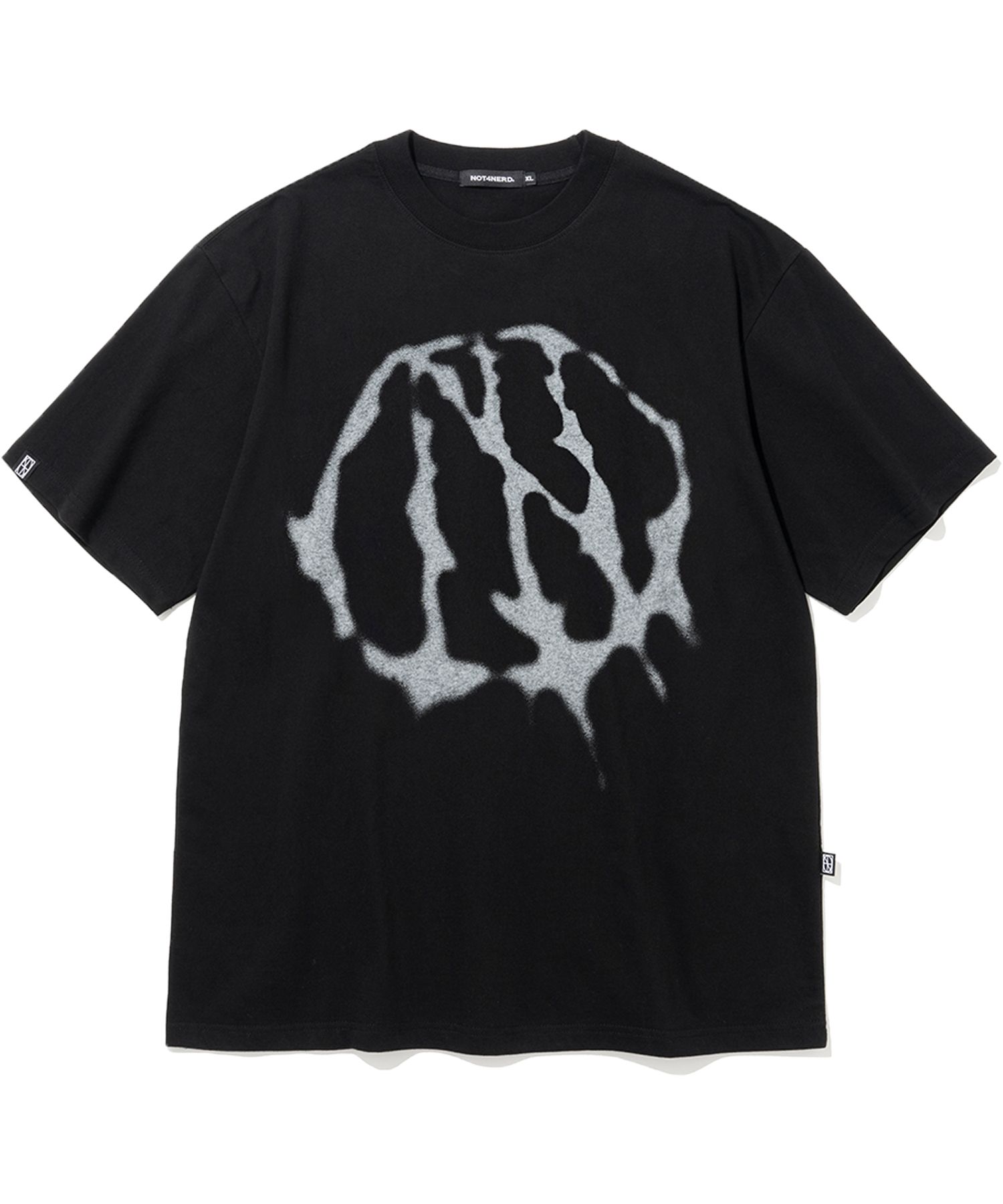★NOT4NERD★Ink Bleed T-Shirts MUSINSA | NOT4NERD Ink Bleed T-Shirts - Black