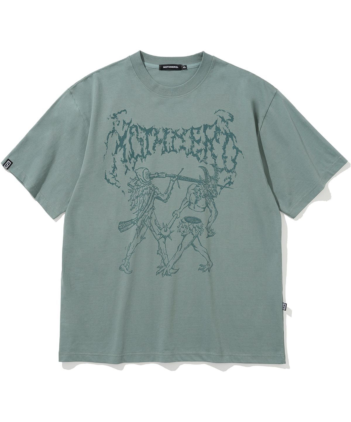 낫포너드(NOT4NERD) Split T-Shirts - Emerald