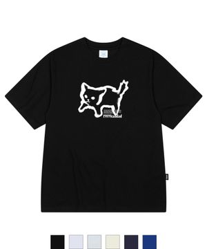 BIG CAT 쿨 코튼 오버핏 반팔(SISSTD-0050)