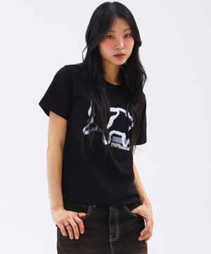 BIG CAT 우먼 슬림핏 반팔(SWSSTD-0050)