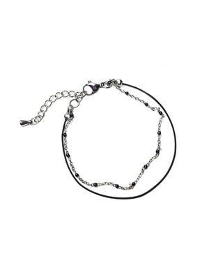 블랙 레이어드 빈티지 브레이슬릿