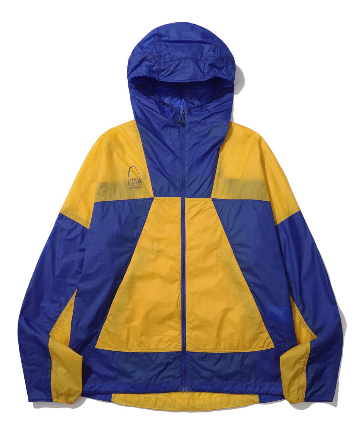 시에라디자인(SIERRA DESIGNS) 그랜드마더십(GRAND MOTHERSHIP) 초경량 윈드 자켓 YELLOW / BLUE