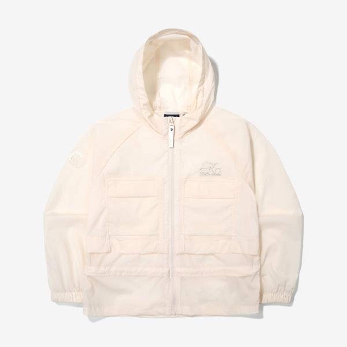 휠라 키즈(FILA KIDS) Girls 여름 밑단셔링 바람막이 자켓(FK2JKG2302FIVY)