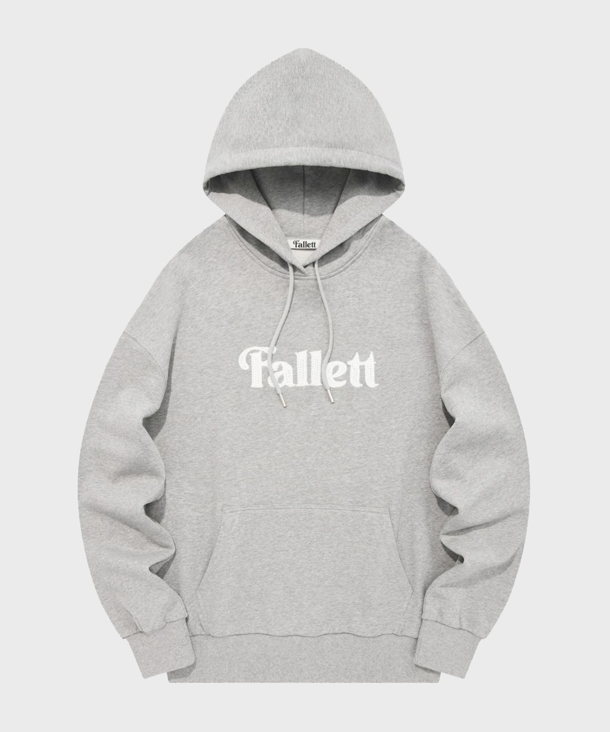 팔렛(FALLETT) 스토리 로고 후드 라이트 그레이