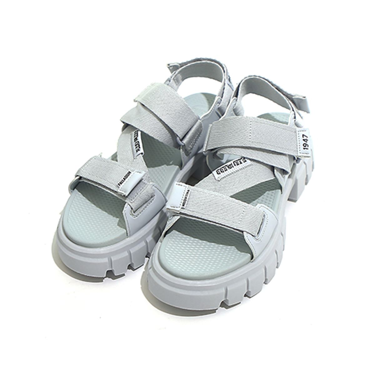 팔라디움(PALLADIUM) 리볼트 스카이블루 플랫폼 샌들 98578-409-M