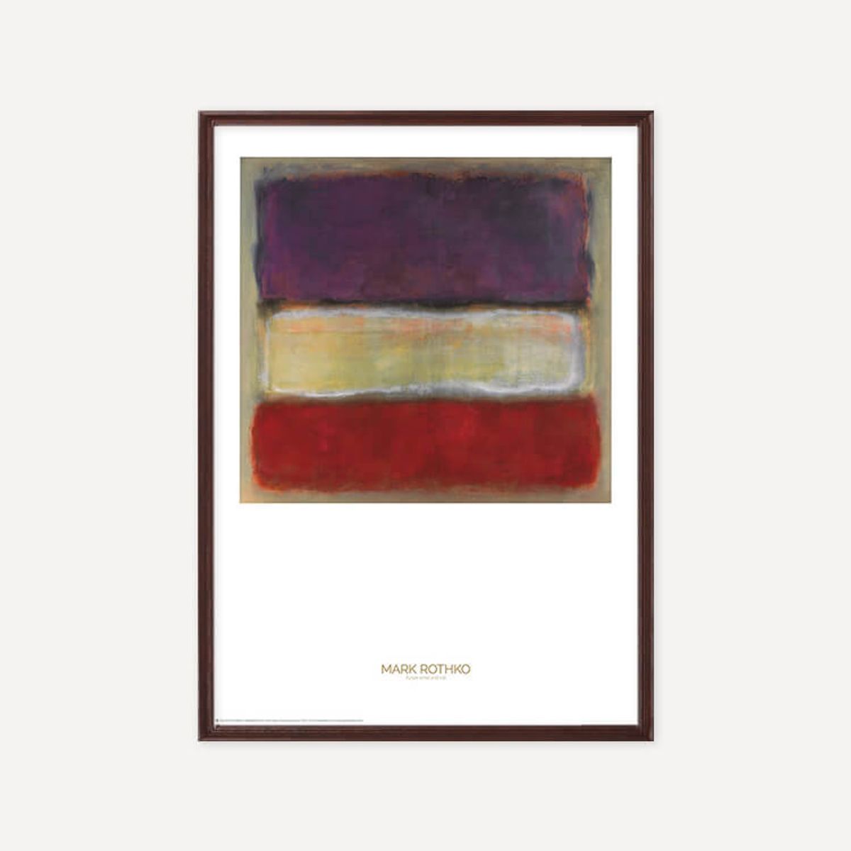 그릿시즌(GREET SEASON) 마크 로스코 Purple, White and Red, 1953 (액자 포함)