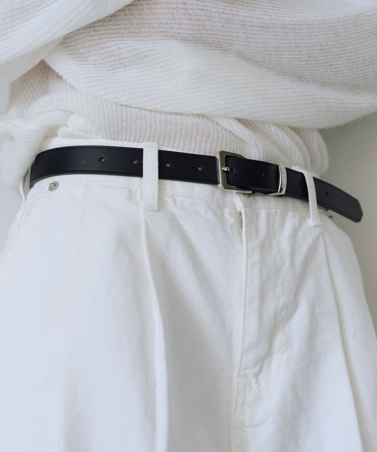 유라고(URAGO) Square leather belt