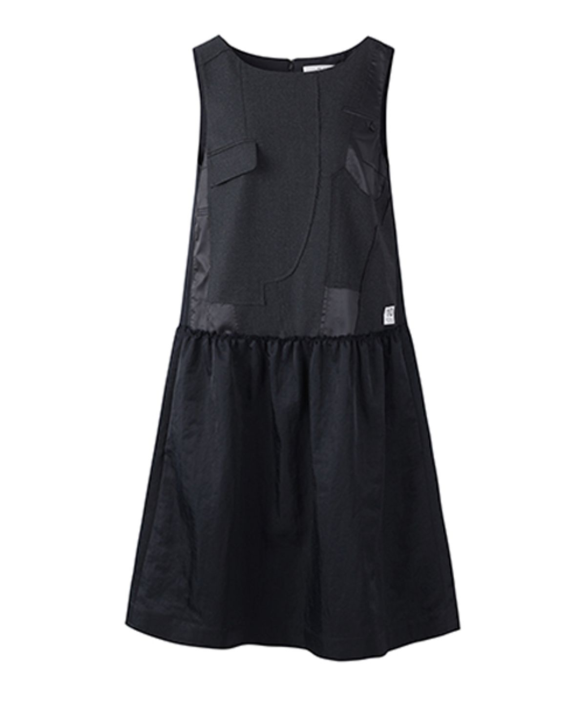 래코드(RECODE) Puzzle Bubble Midi Dress_RQDAS24546BKX