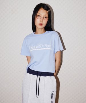 오리지널 90S 레귤러 티셔츠_스카이블루