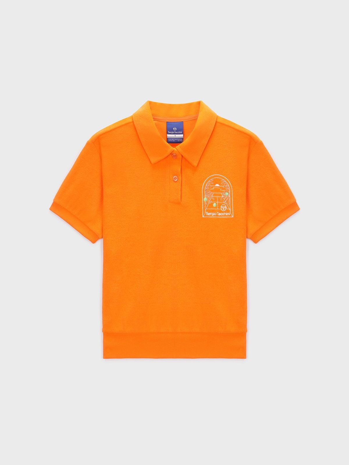 세르지오 타키니(SERGIO TACCHINI) W MC 테리 반팔 폴로 셔츠 (Orange)