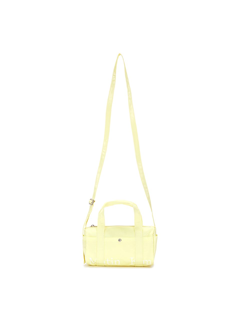 Matin Kim★ GLOSSY LOGO SPORTY MINI DUFFEL BAG IN 4COLOR Matin Kim☆ GLOSSY LOGO SPORTY MINI DUFFEL BAG IN 4COLOR