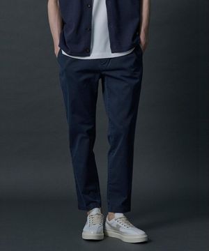 Garment Dyed Cotton Slacks  Navy (GS4321CT2R)
