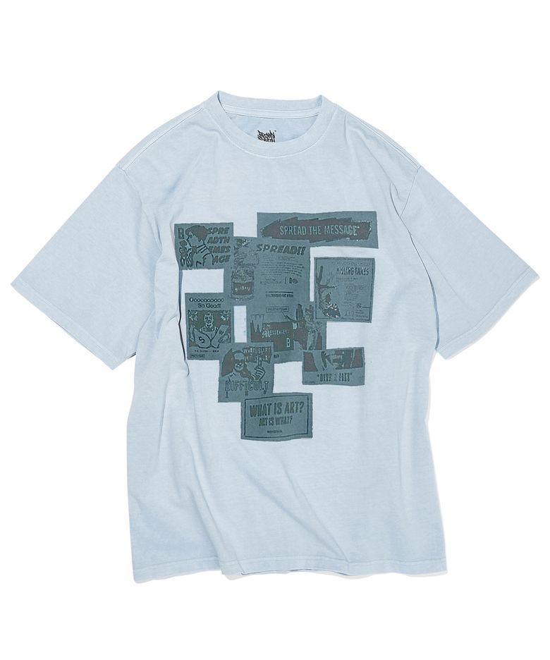 ADS PIGMENT TEE - BLUE