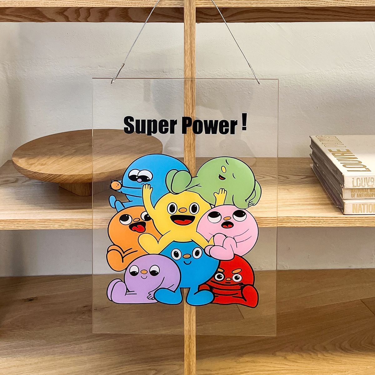 멜팅스튜디오(MELTING STUDIO) 키치 하이라이트, 아크릴 포스터 / 1. Super Power