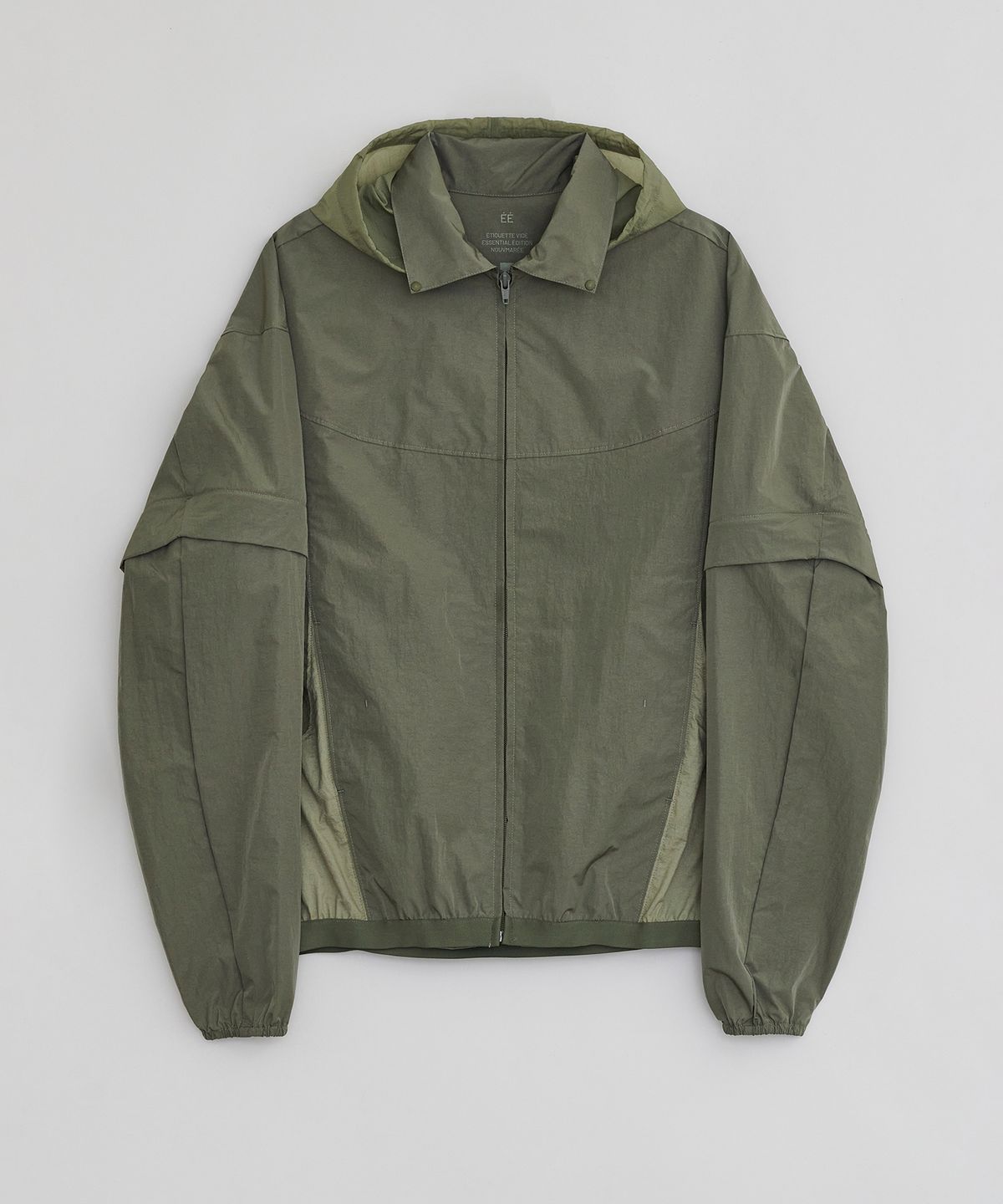 이이(EE) DETACHABLE WINDBREAKER OLIVE