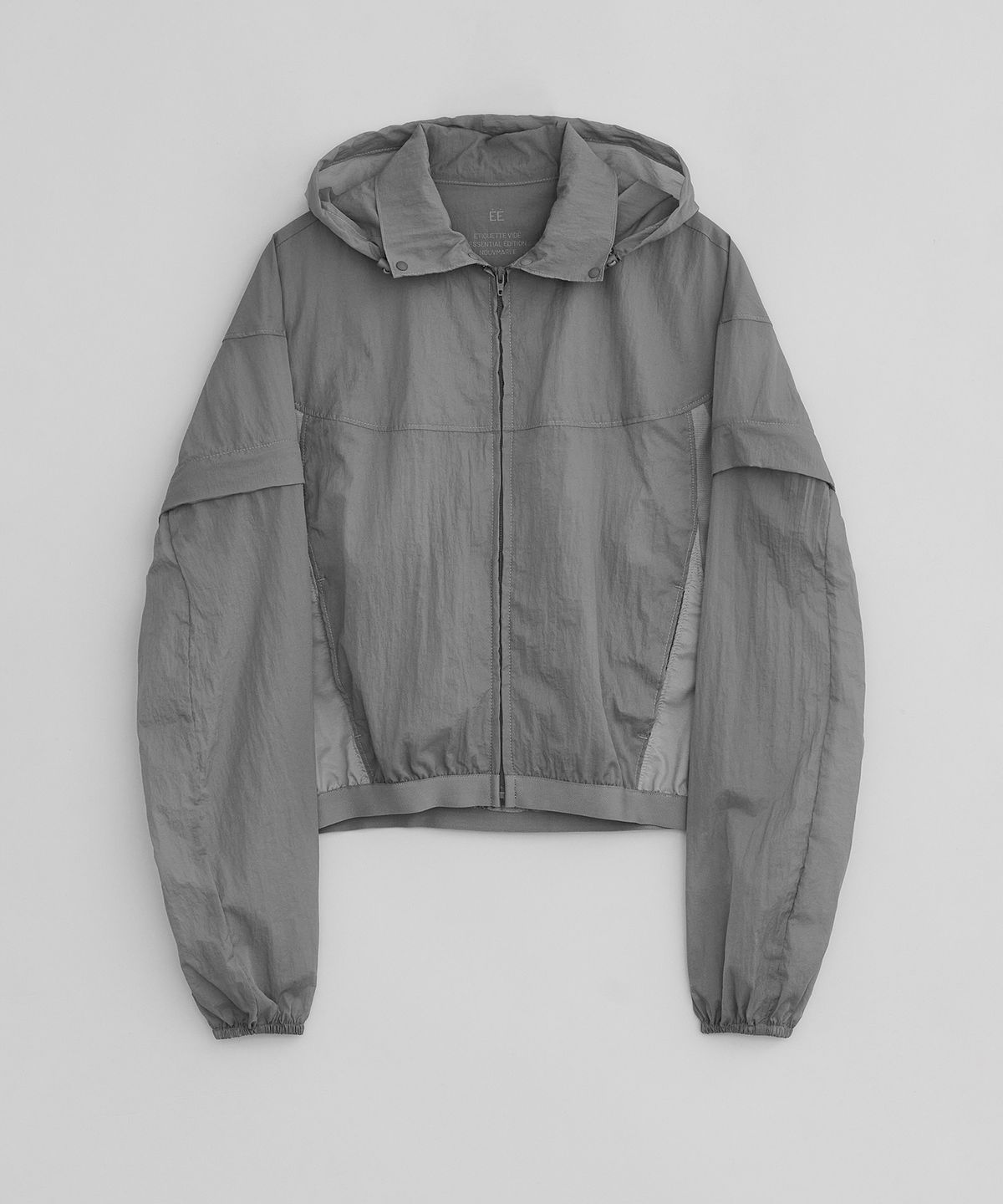 이이(EE) WOMENS DETACHABLE WINDBREAKER GREY