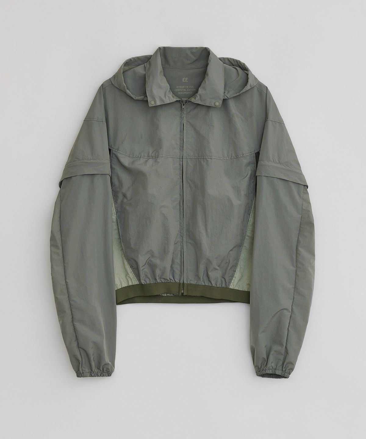 이이(EE) WOMENS DETACHABLE WINDBREAKER OLIVE