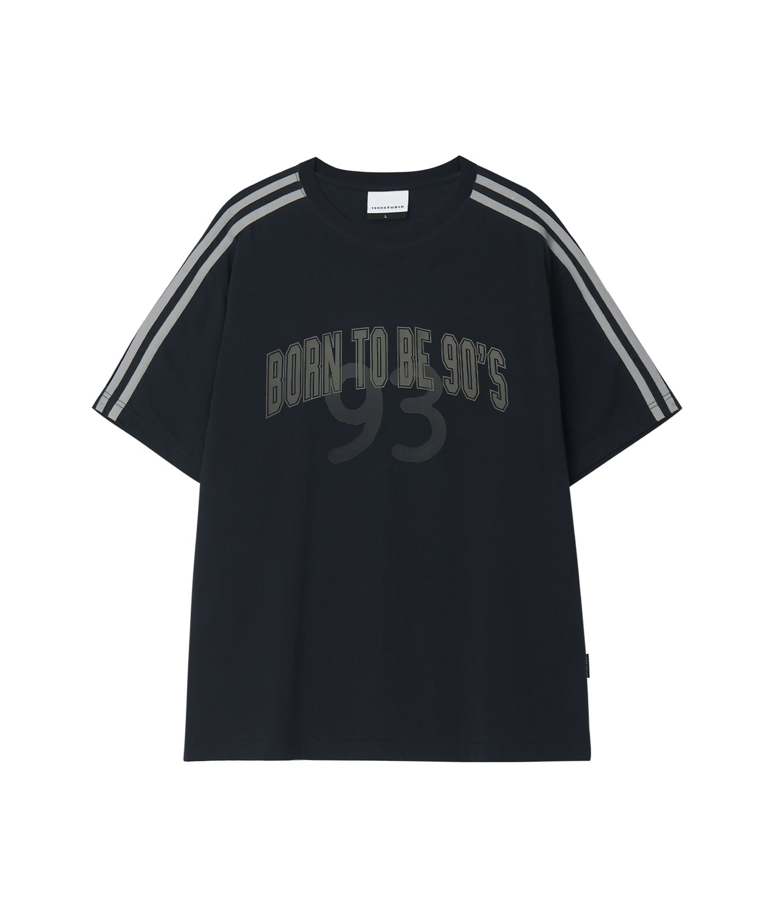 Tシャツ・カットソー 1993studio 90S Arch Track T-Shirt_Navy MUSINSA | 1993STUDIO 90S Arch Track T-Shirt_Navy