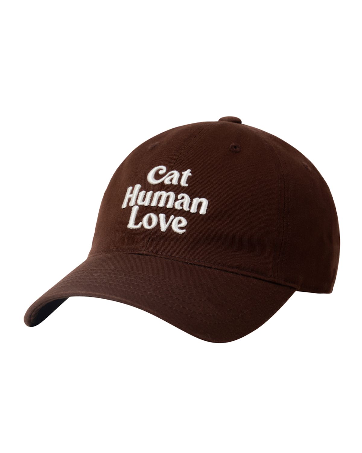 휴먼앤캣(HUMAN N CAT) 캣휴먼러브 코튼 볼캡 [브라운]