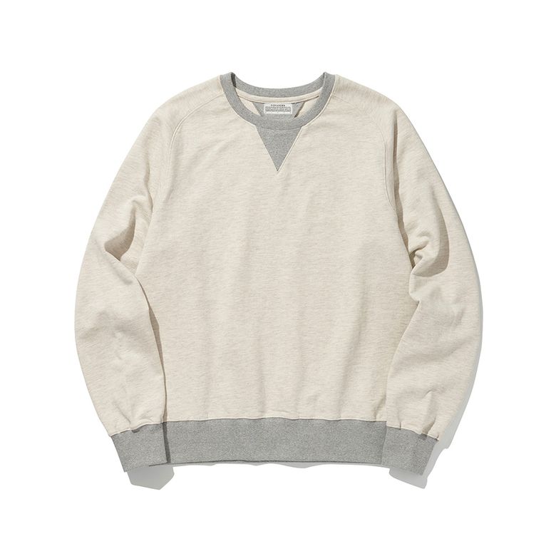 FREEDOM SLEEVE SWEAT SHIRTS [Light Melange Grey / Melange Grey]