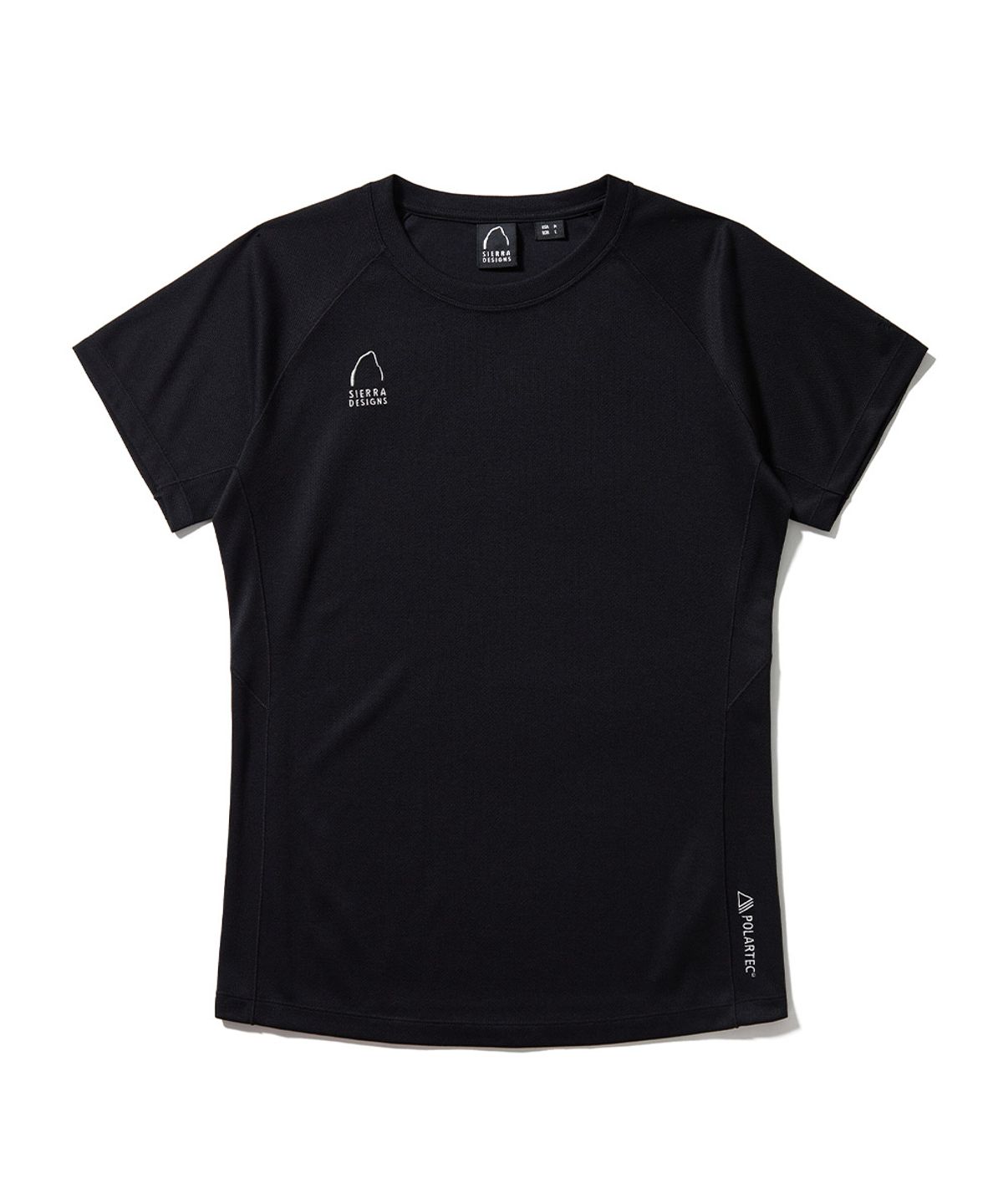 시에라디자인(SIERRA DESIGNS) W) 폴라텍 파워드라이 맨던홀 (MENDENHALL) 반팔티셔츠 BLACK
