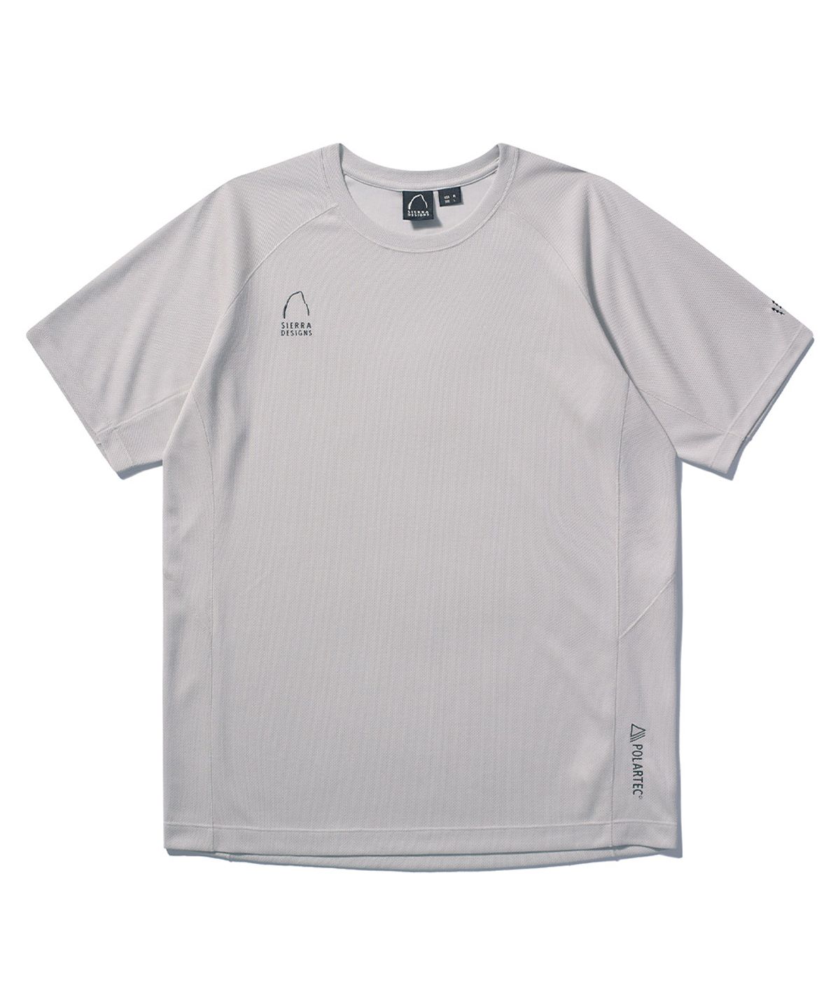 시에라디자인(SIERRA DESIGNS) 폴라텍 파워드라이 맨던홀 (MENDENHALL) 반팔티셔츠 LIGHT GREY