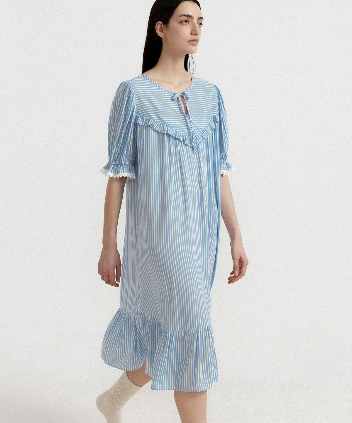 조스라운지(JO'S LOUNGE) [모달100] (w) Oasis Short Sleeve One-piece