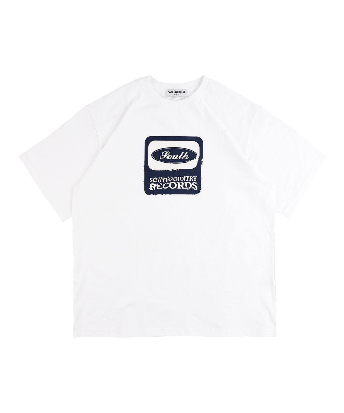 에이펙스 디자인(APEX DESIGN) 레코드 티셔츠-화이트