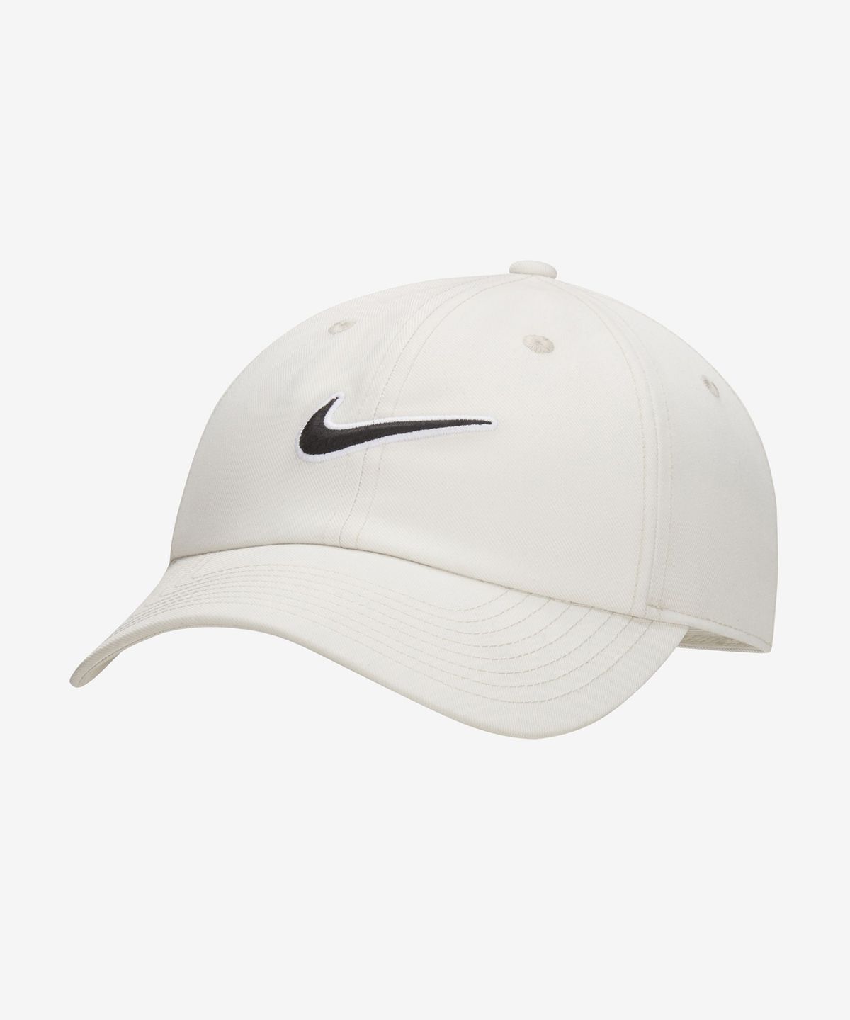 나이키(NIKE) 클럽 언스트럭처 스우시 캡 - 라이트 본:블랙 / FB5369-072