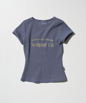 Archive Pigment Baby Tee Dusty Blue