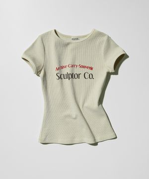 Archive Pigment Baby Tee Dusty Ivory