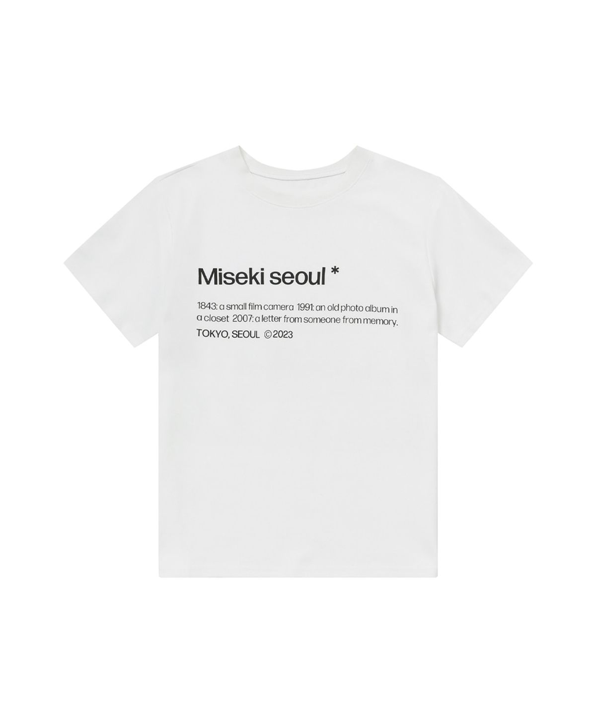미세키서울(MISEKI SEOUL) Misekiseoul short sleeves WHITE