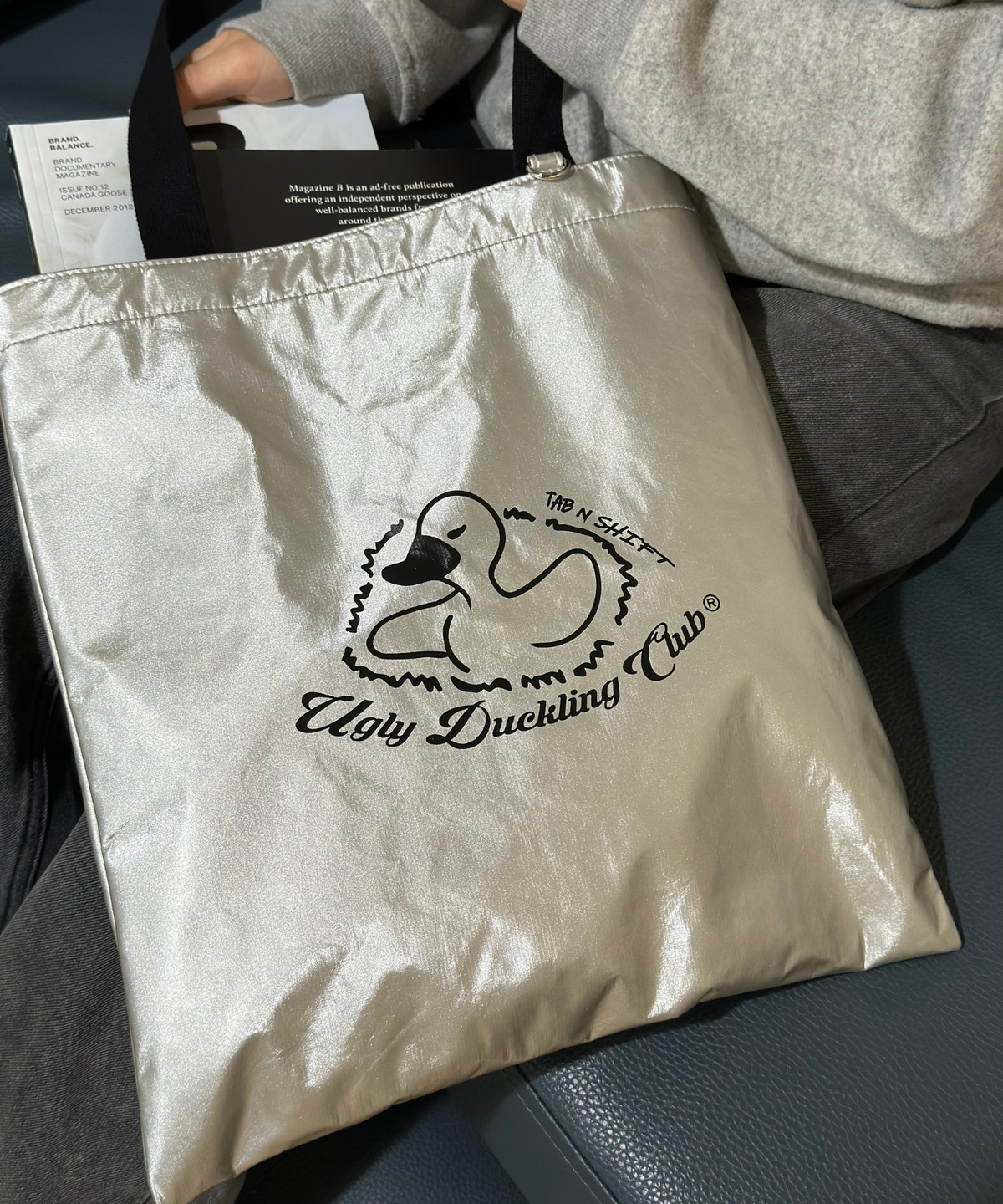 탭앤쉬프트(TAB N SHIFT) Whammy Eco Bag - Silver