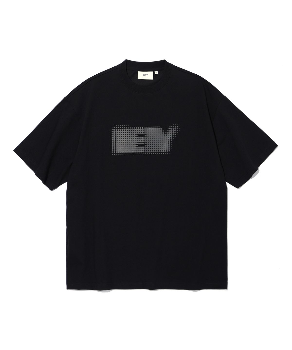 이에이(IEY) DOT LOGO T-SHIRTS Black