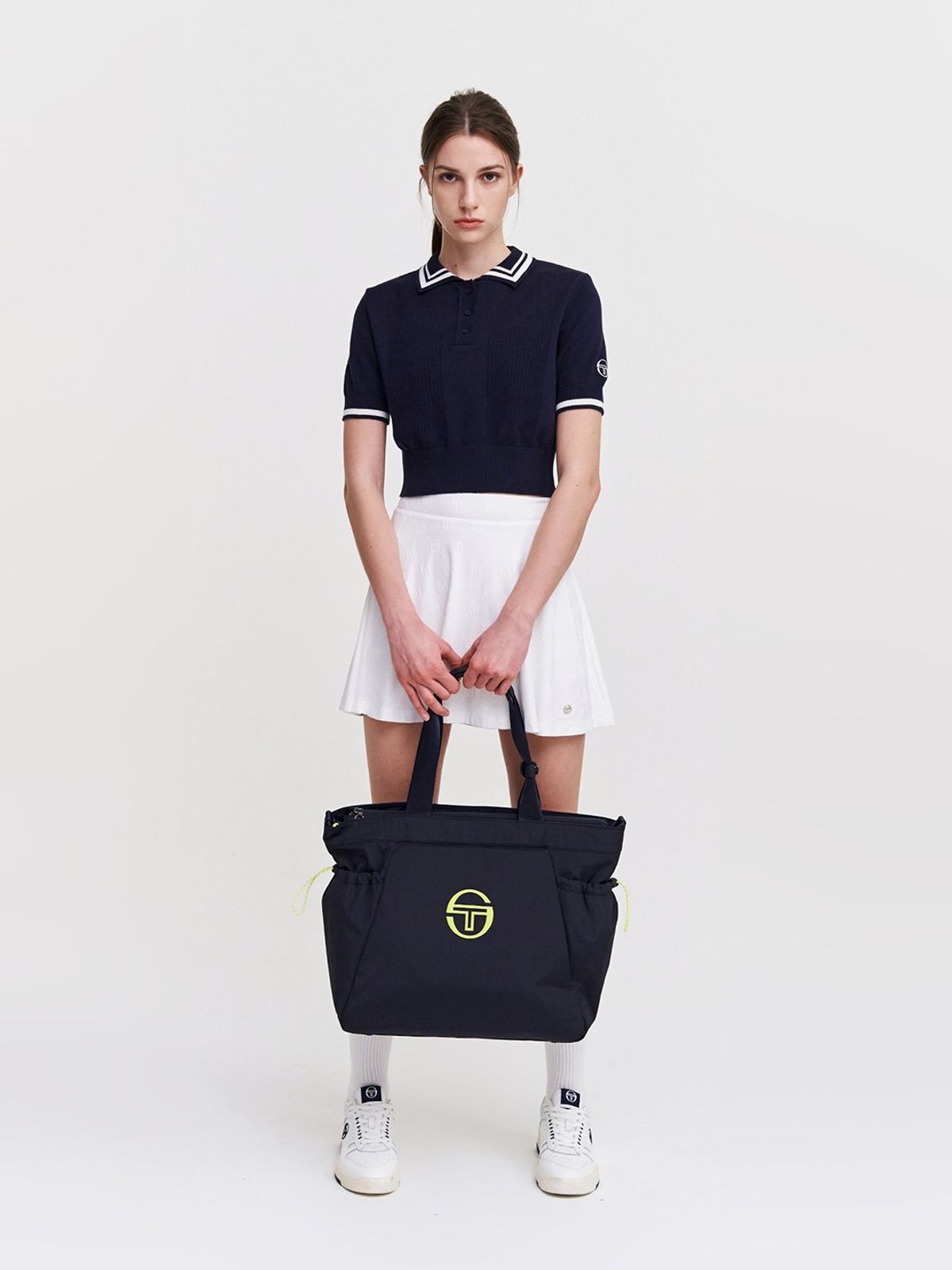 세르지오 타키니(SERGIO TACCHINI) W 데일리 반팔 폴로 스웨터