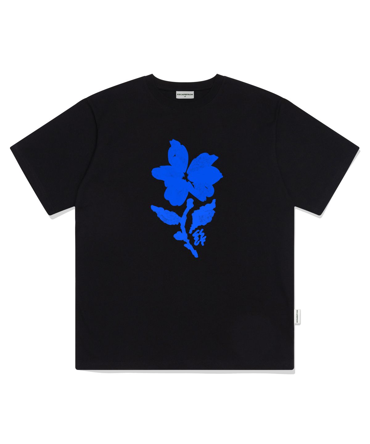 MUSINSA | ESCAPEFROM Nostalgia Blue Flower Print Overfit
