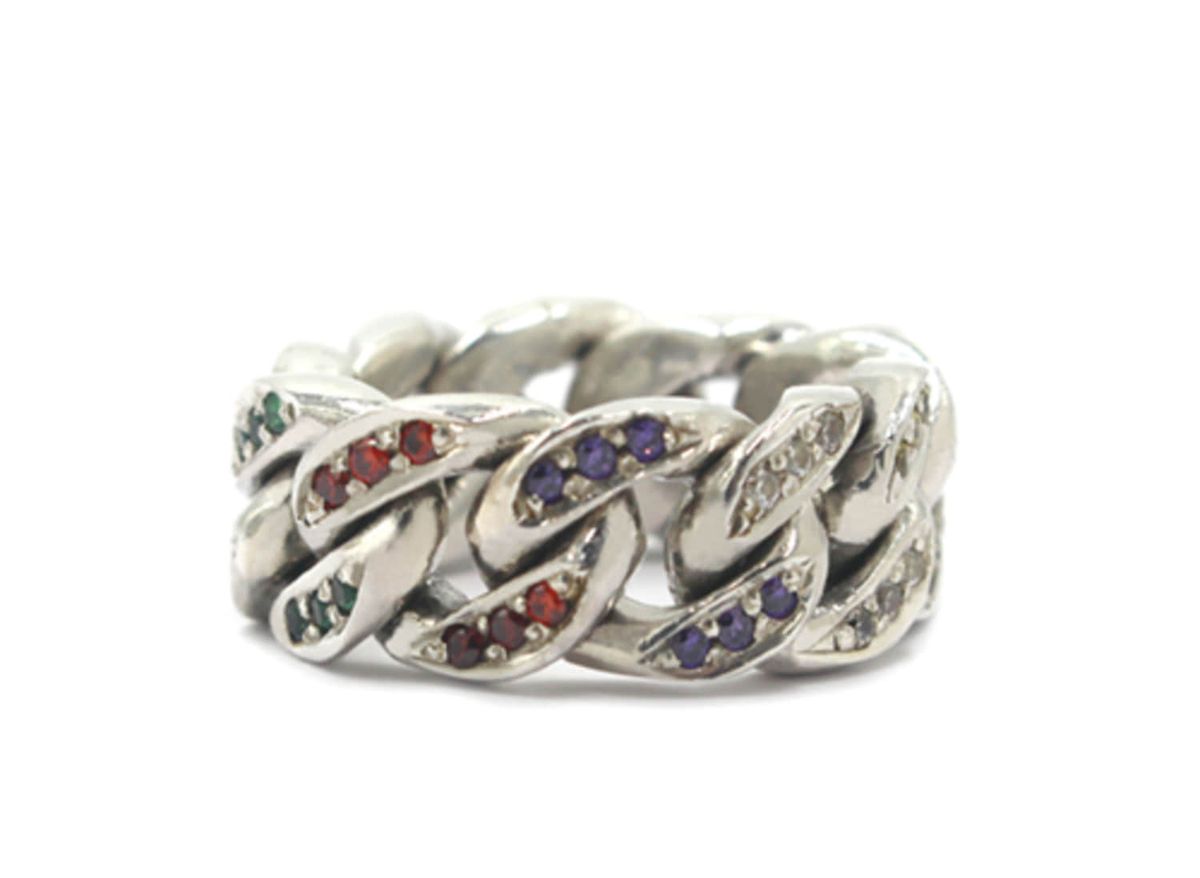 프리카 주얼리(FRICA JEWELRY) 럭스 스톤 체인 링