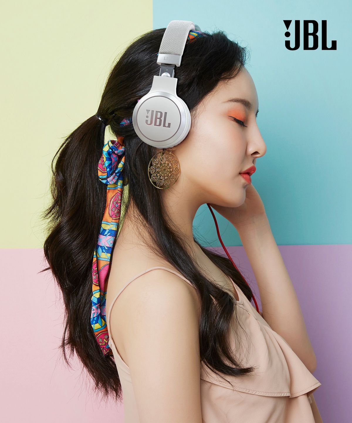 제이비엘(JBL) LIVE 670NC 노이즈캔슬링 유무선 블루투스 헤드셋
