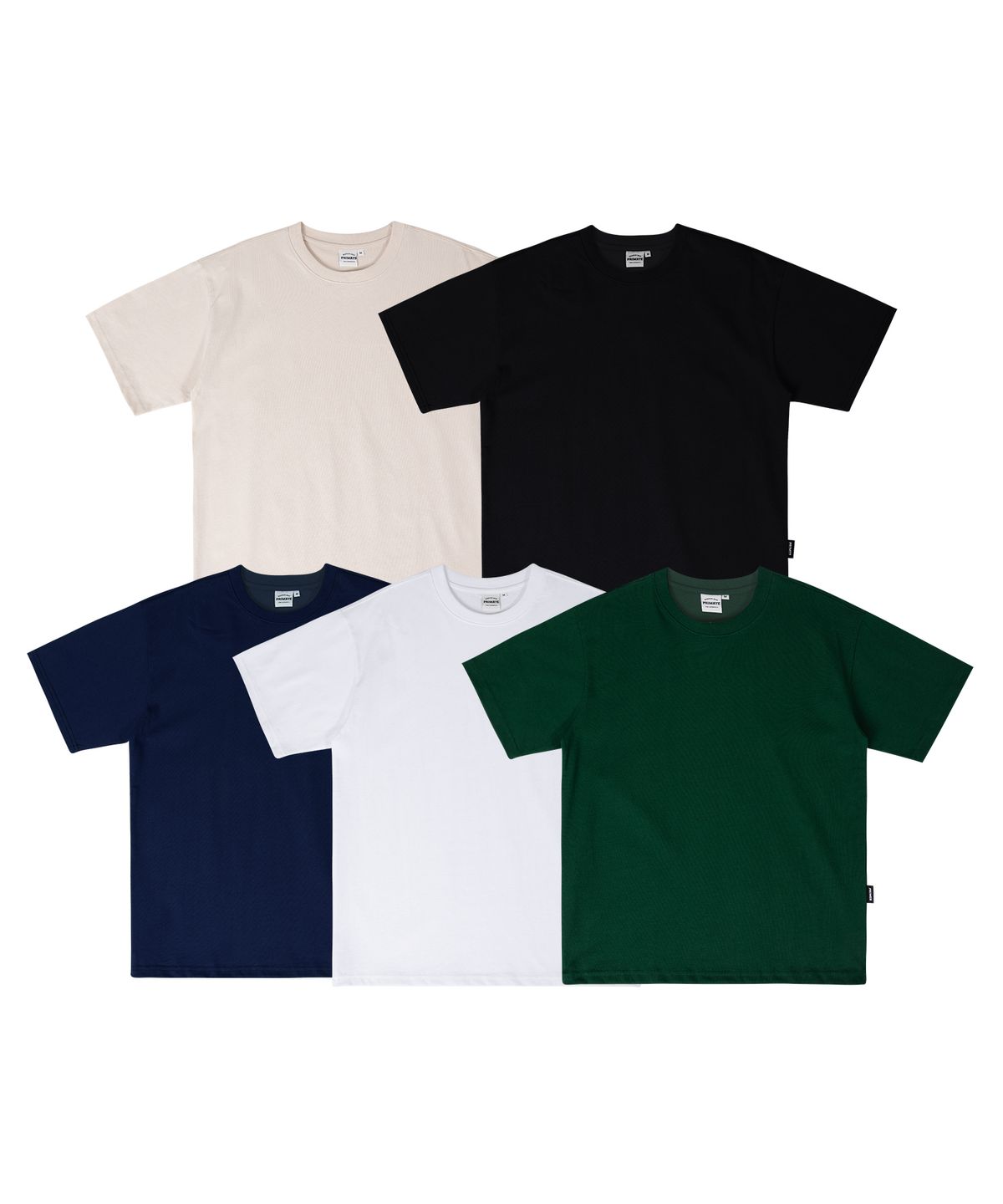 프라임에이트(PRIMATE) [2PACK] [COOL COTTON] 오버핏 반팔티셔츠 6 COLORS