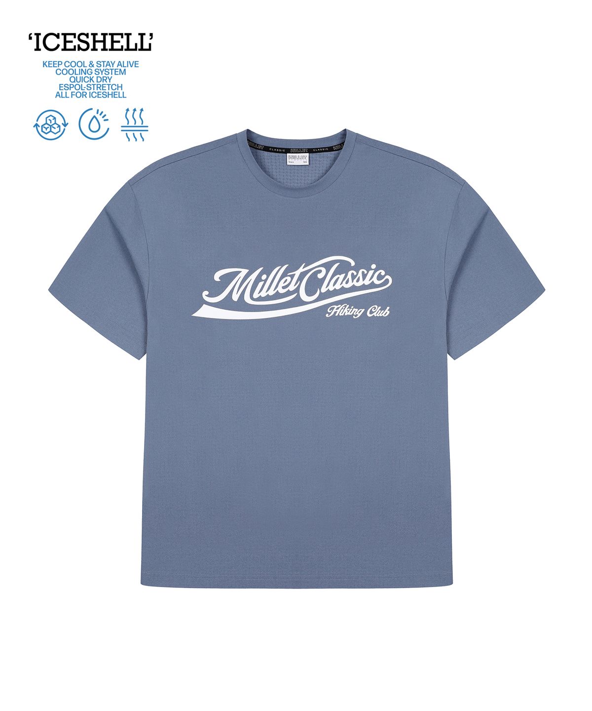 밀레 클래식(MILLET CLASSIC) VINTAGE LOGO ICE SHELL G/BLUE