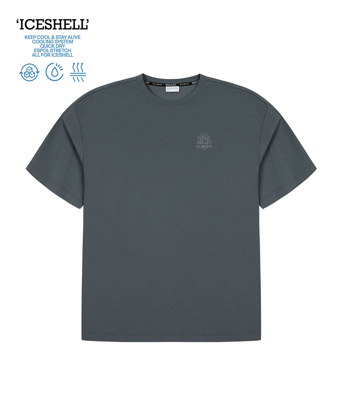 밀레 클래식(MILLET CLASSIC) MOUNTAINEERING ICE SHELL CHARCOAL
