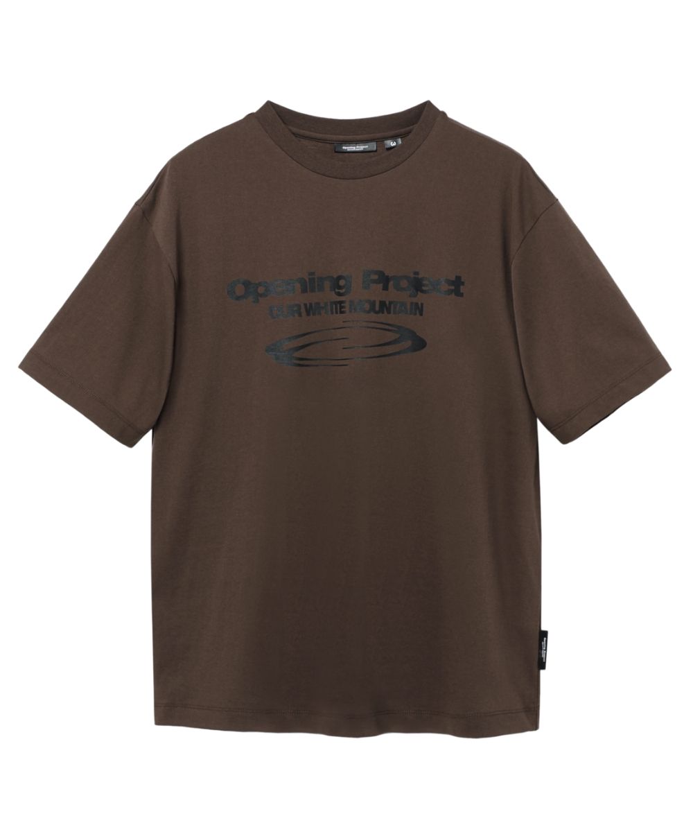 MUSINSA公式 | OPENING PROJECT Identity T Shirt - Dark Brown