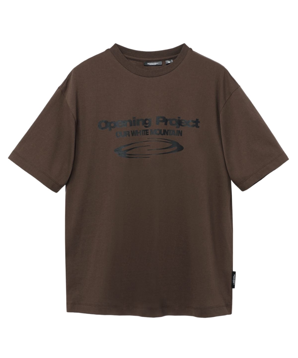 오프닝프로젝트(OPENING PROJECT) Identity T Shirt - Dark Brown