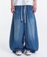 SUMMER VACATION BALLOON PANTS (MID BLUE)