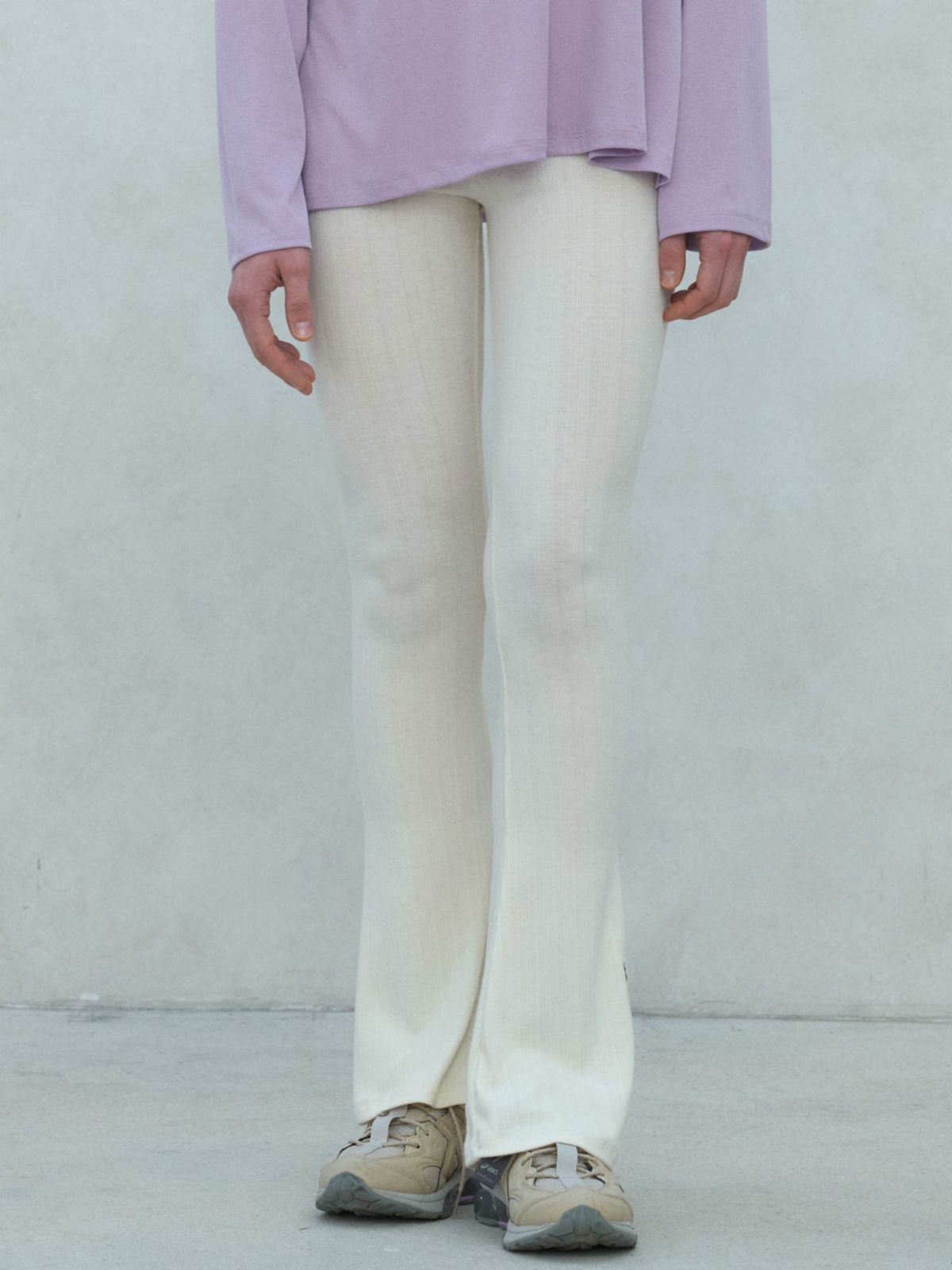아코크(ACOC) Breeze Boots Leggings_Ivory