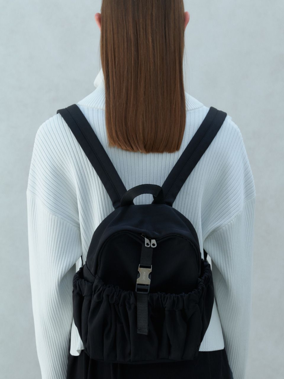 ★ ACOC★ Gathered BackpackPurple 5006162463 MUSINSA | ACOC Gathered Backpack_Green