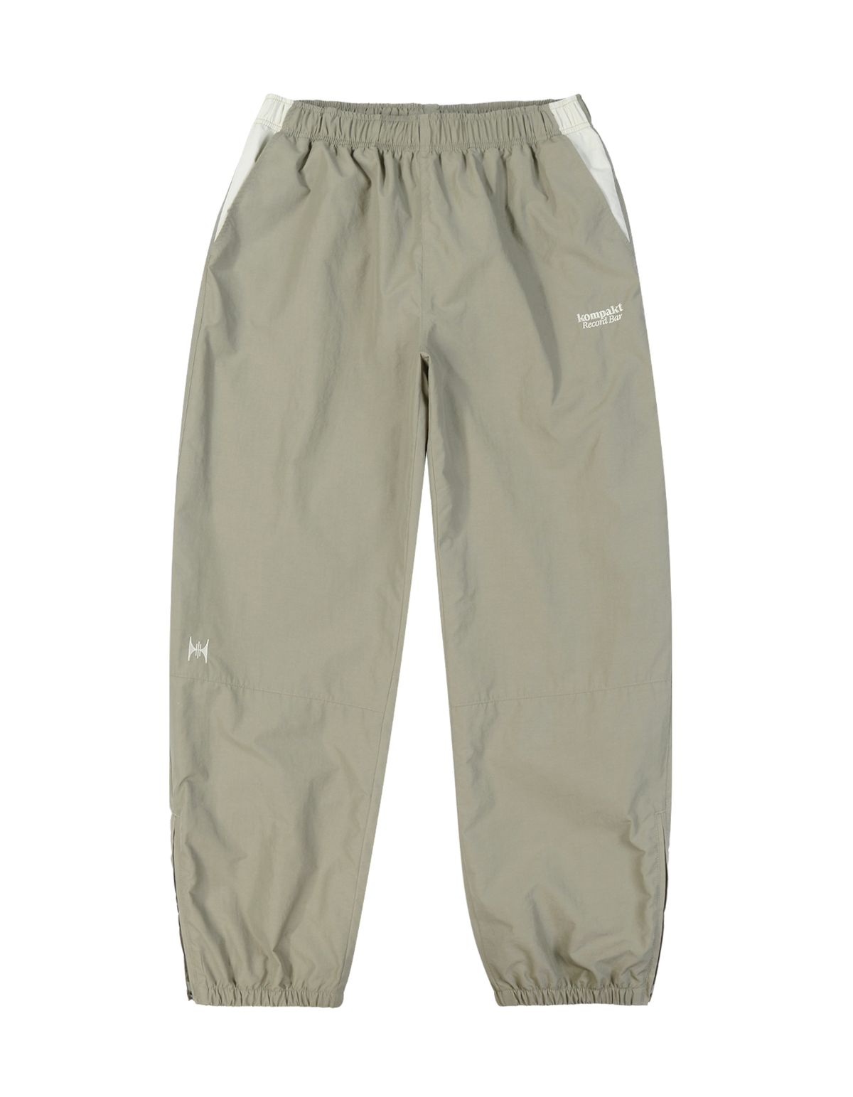 콤팩트 레코드 바(KOMPAKT RECORD BAR) KRB Basic Logo Nylon Pants - Khaki