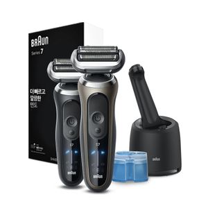 전기면도기 시리즈7 세척 충전스테이션 포함 구성 (블랙/샴페인골드)