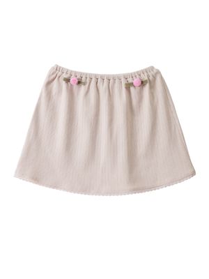 퓨어 로즈 코튼 스커트 (애프리콧)